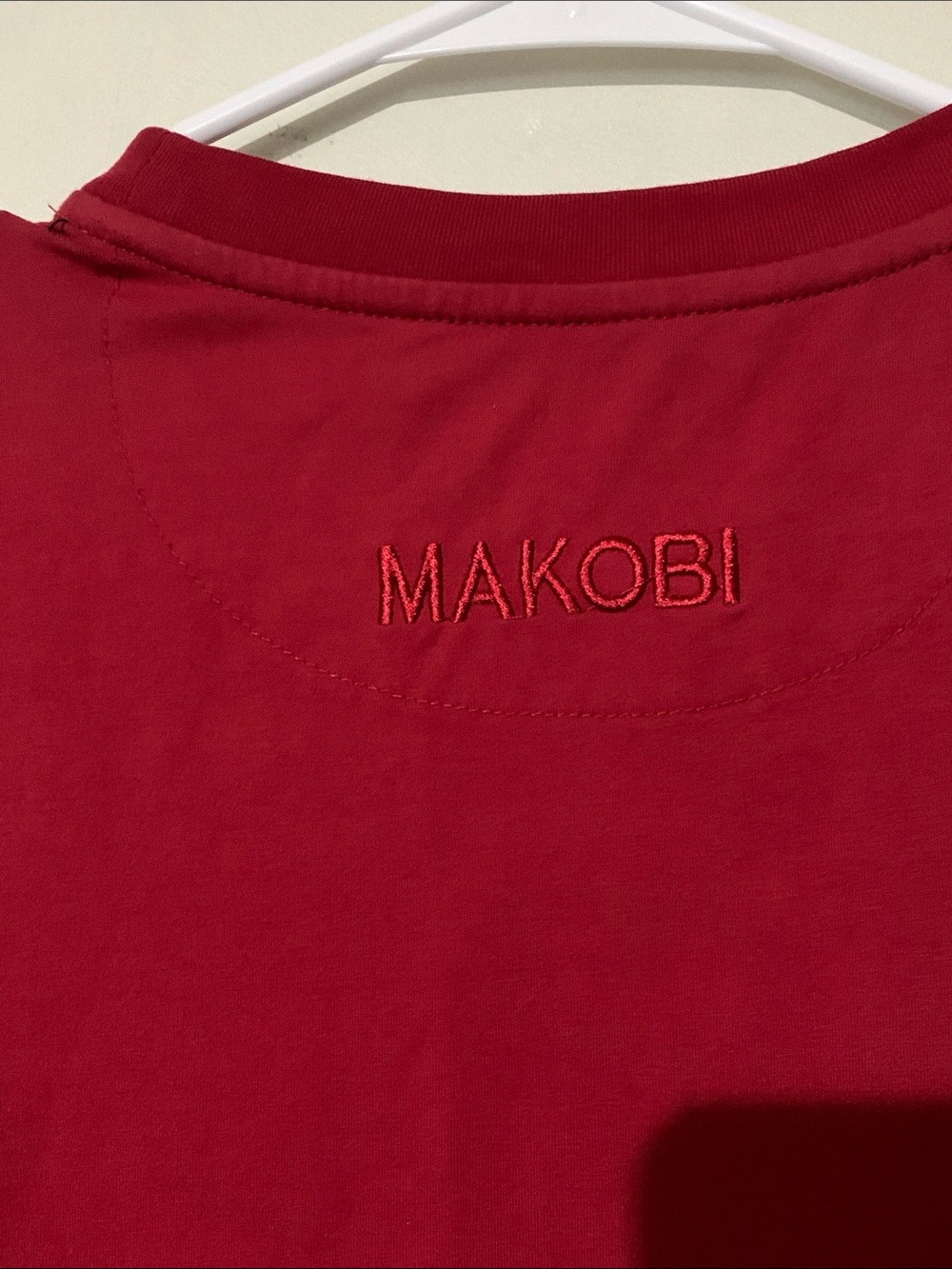 Makobi Red Crewneck Tee - Picture 7 of 8